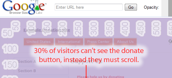 Google Browser Size